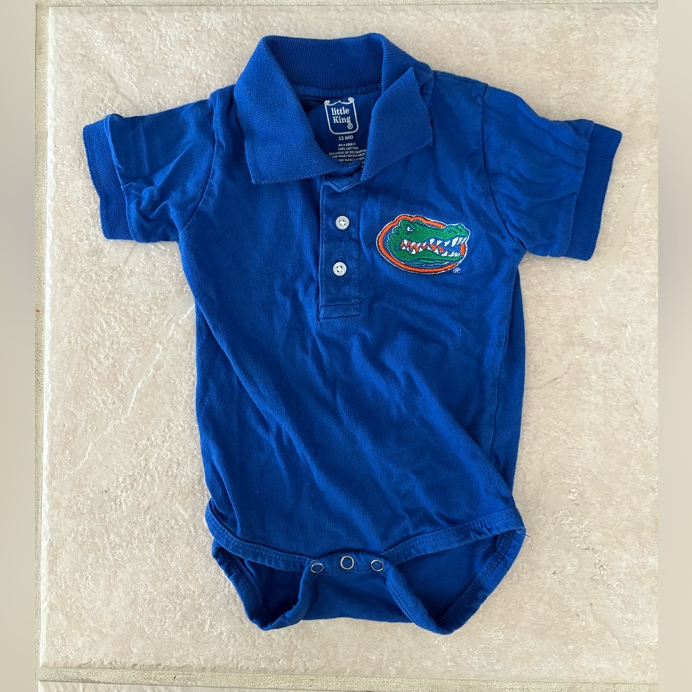 NWOT Florida Gators Baby Boy’s Polo Outfit - Size 12M